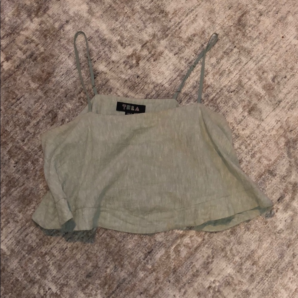 Tank - flowy cropped